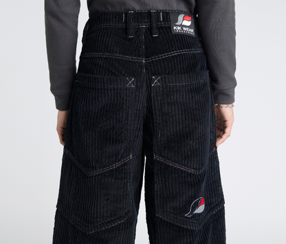 SUPREME KORDZ 26" 3-WALE CORDUROY BLACK