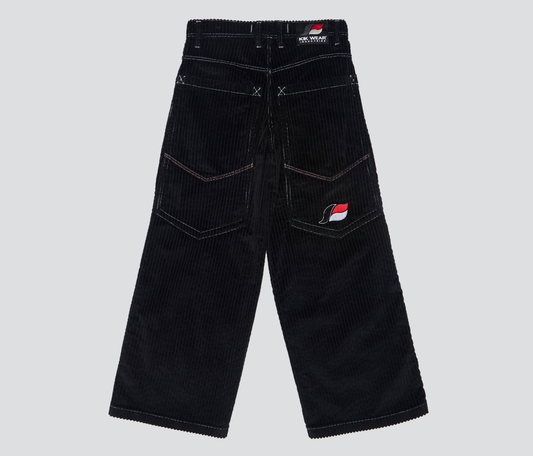 SUPREME KORDZ 26" 3-WALE CORDUROY BLACK