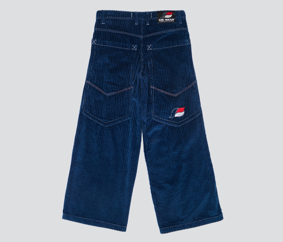 W SUPREME KORDZ 26" 3-WALE CORDUROY NAVY