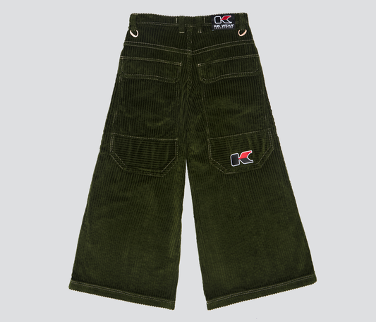 KING KORDZ 36" 3-WALE CORDUROY ARMY GREEN