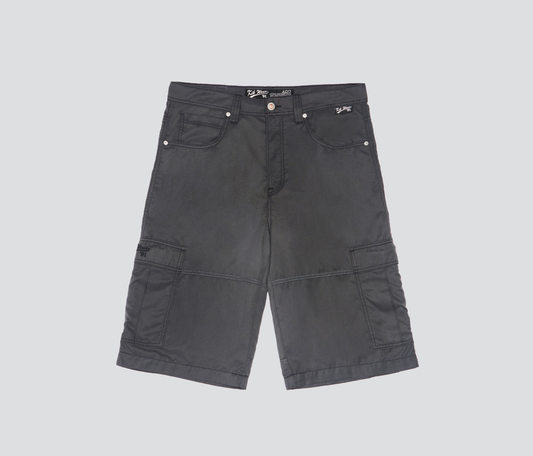 HYDRO CHILL MICROSUEDE CARGO SHORT 15" INSEAM CHARCOAL