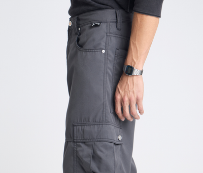 HYDRO CHILL MICROSUEDE CARGO SHORT 15