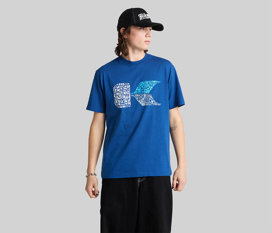 K SCRAMBLE GRAPHIC TEE - OCEAN
