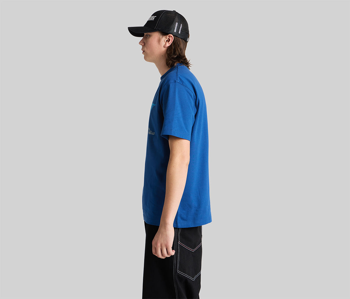 K SCRAMBLE GRAPHIC TEE - OCEAN