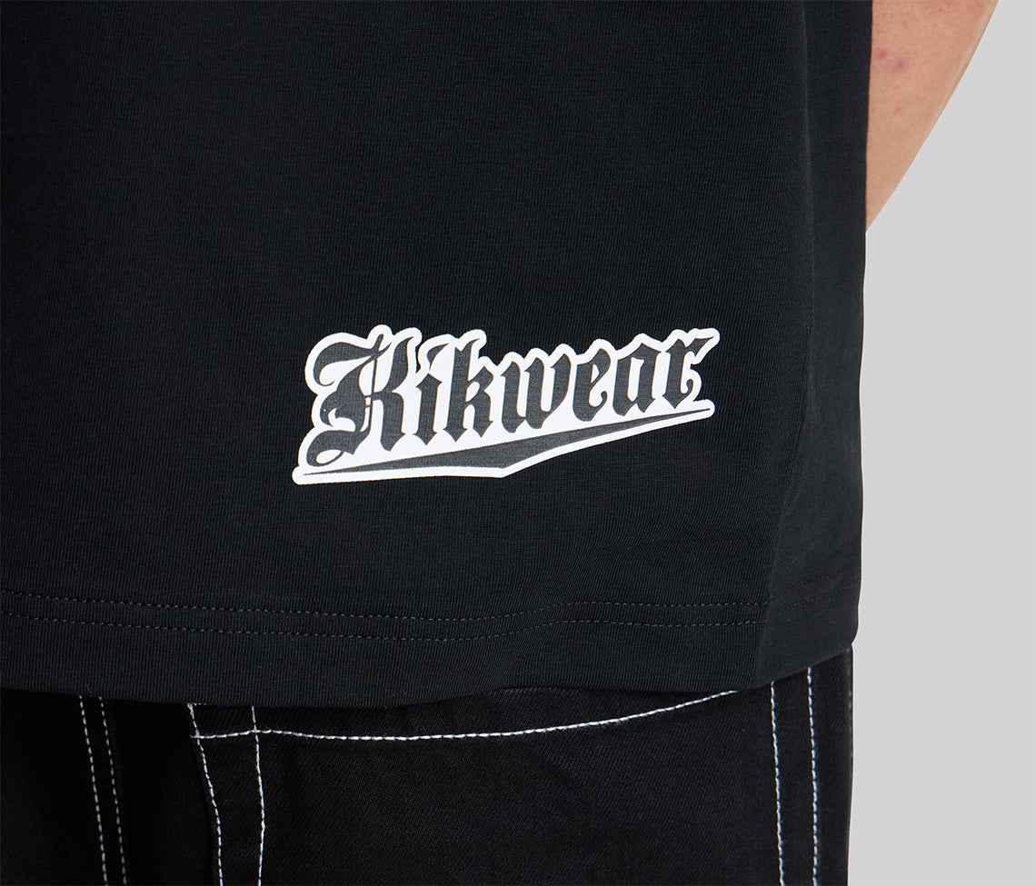 KIKWAVE SPACEWALK GRAPHIC TEE - BLACK