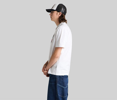 KIKWAVE SPACEWALK GRAPHIC TEE - WHITE