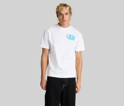 DJ GLOW GRAPHIC TEE - WHITE