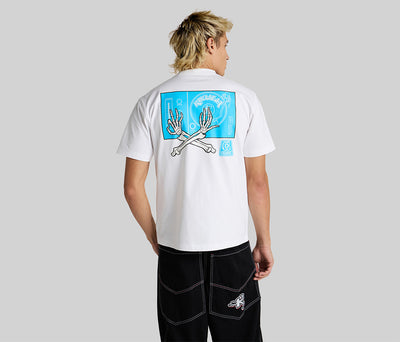 DJ GLOW GRAPHIC TEE - WHITE