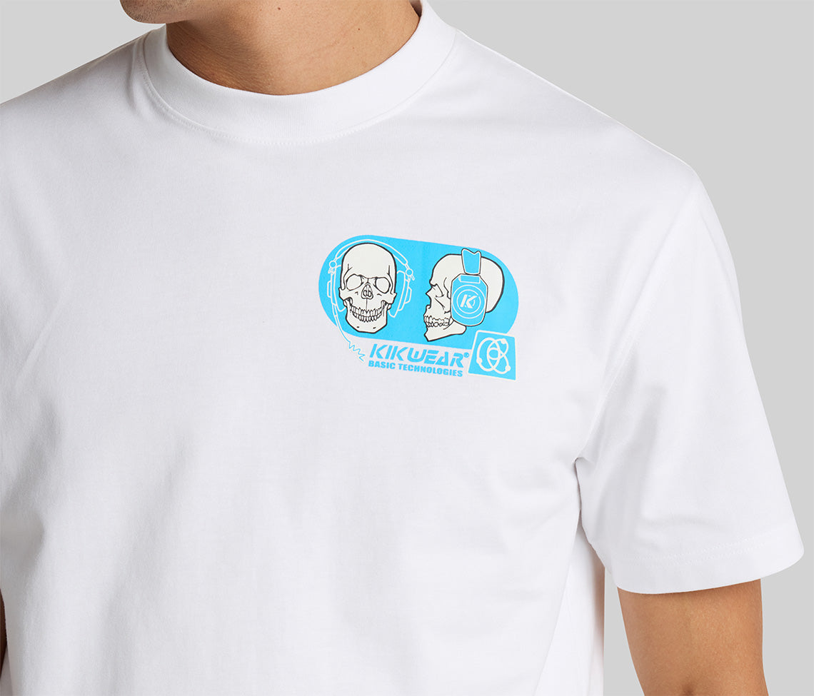 DJ GLOW GRAPHIC TEE - WHITE