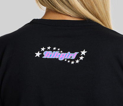 KIK MICROPHONE GRAPHIC TEE - BLACK
