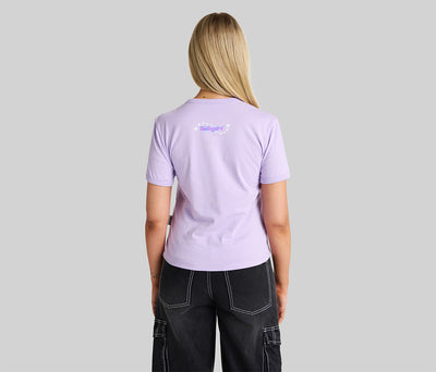KIK MICROPHONE GRAPHIC TEE - LIGHT PURPLE