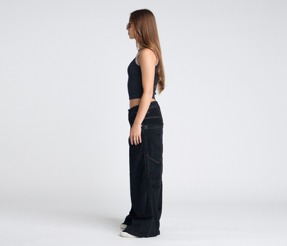 W SUPREME KORDZ 26" 3-WALE CORDUROY BLACK