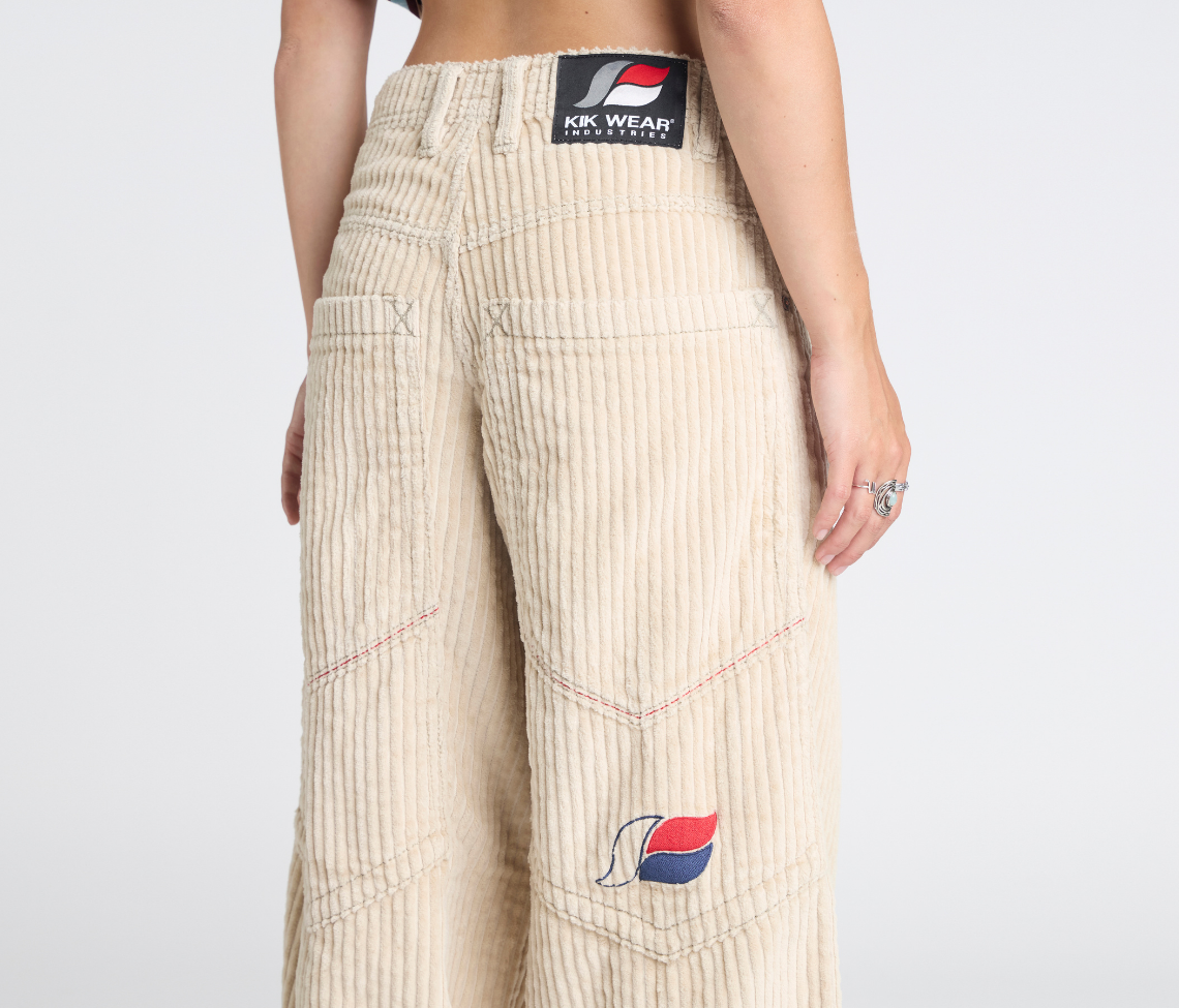 W SUPREME KORDZ 26" 3-WALE CORDUROY KHAKI
