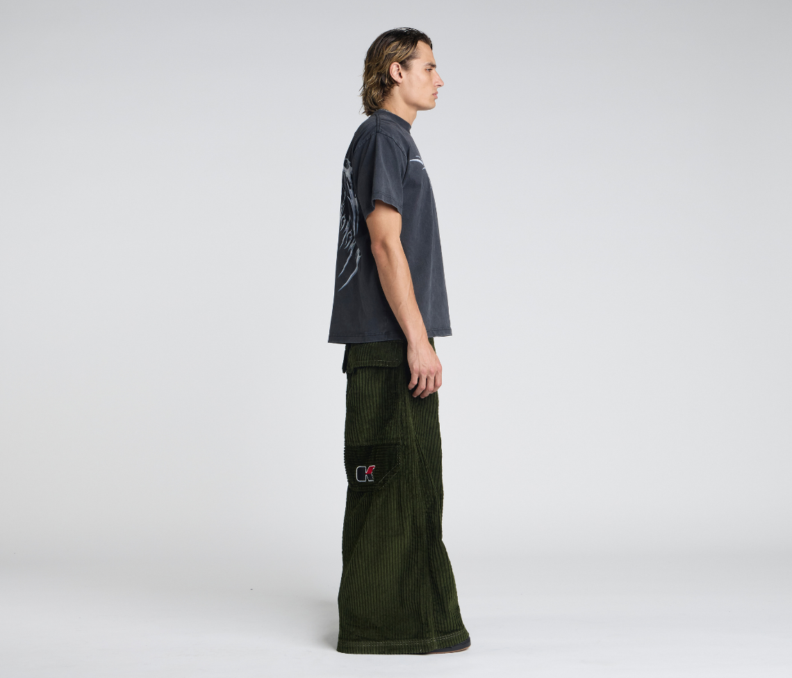 KING KORDZ 36" 3-WALE CORDUROY ARMY GREEN