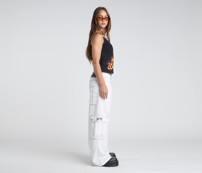 W HYDRO CHILL MICROSUEDE CARGO 23" WHITE